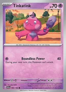 Tinkatink #83 - Pokemon Paradox Rift 