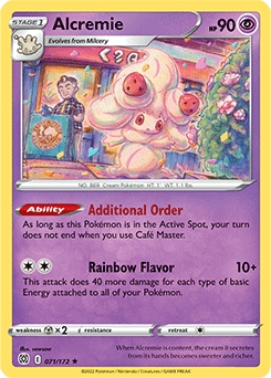 Alcremie REVERSE HOLO #71 - Pokemon Brilliant Stars