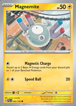 Magnemite #65 - Pokemon Paldea Evolved