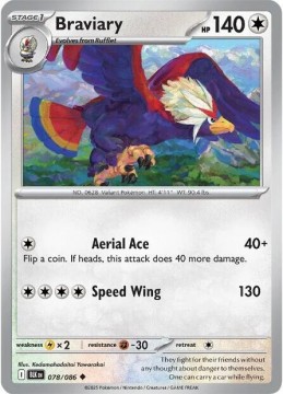 Braviary #78 - Pokemon Black Bolt 