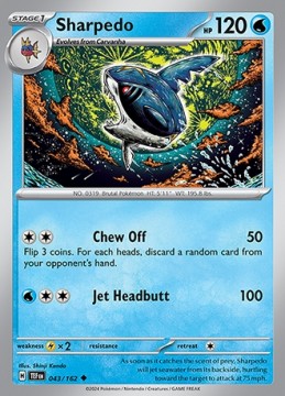 Sharpedo #43 - Pokemon Temporal Forces