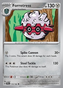 Forretress #110 - Pokemon Temporal Forces 