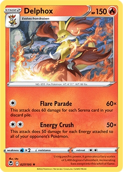 Delphox #27 - Pokemon Silver Tempest