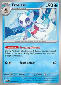 Froslass HOLO #53 - Pokemon Twilight Masquerade