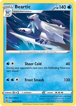 Beartic #43 - Pokemon Brilliant Stars