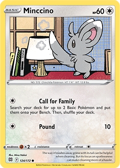 Minccino #124 - Pokemon Brilliant Stars