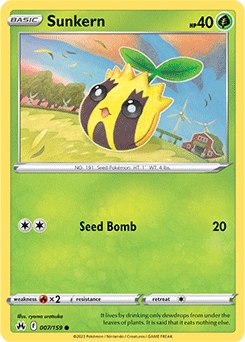 Sunkern #7 - Pokemon Crown Zenith