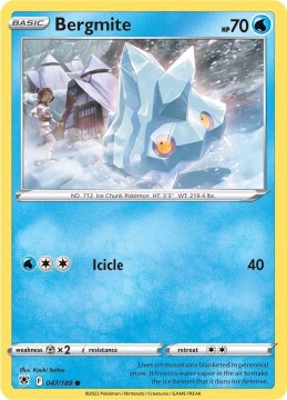 Bergmite REVERSE HOLO #47 - Pokemon Astral Radiance