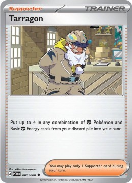 Tarragon REVERSE HOLO #85 - Pokemon Perfect Order 
