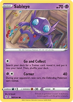 Sableye #67 - Pokemon Evolving Skies