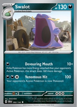 Swalot #92 - Pokemon Stellar Crown