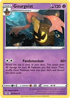 Gourgeist #77 - Pokemon Evolving Skies 