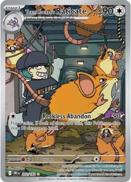 Team Rocket's Raticate #202 - Pokemon Destined Rivals 