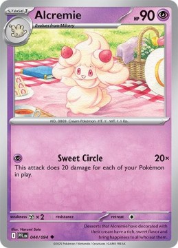Alcremie REVERSE HOLO #44 - Pokemon Phantasmal Flames