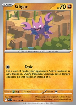 Gligar #91 - Pokemon Paradox Rift