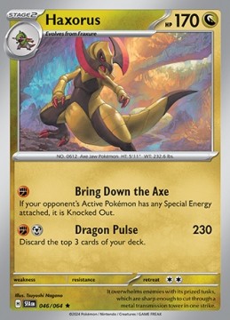 Haxorus HOLO #46 - Pokemon Shrouded Fable