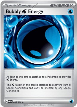 Bubbly W Energy HOLO #84 - Pokemon Chaos Rising 