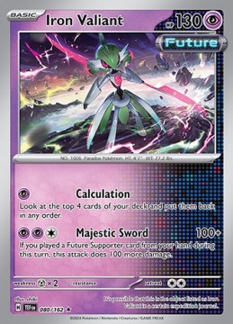Iron Valiant #80 Pokemon Temporal Forces