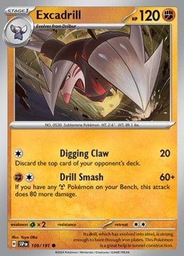 Excadrill #109 - Pokemon Surging Sparks