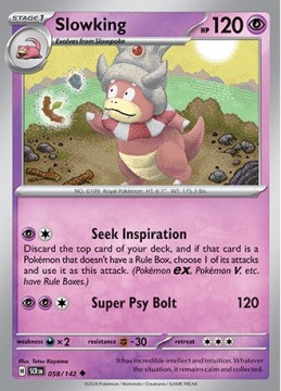 Slowking #58 - Pokemon Stellar Crown
