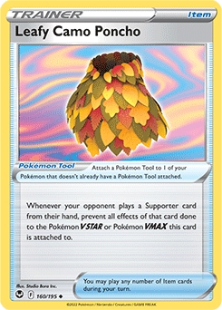 Leafy Camo Poncho #160 - Pokemon Silver Tempest