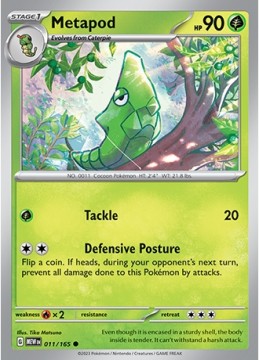 Metapod #11 - Pokemon Scarlet & Violet 151