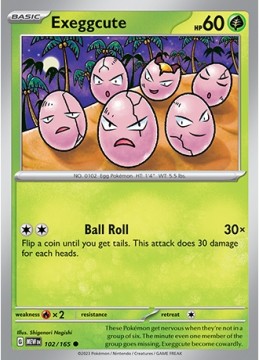 Exeggcute #102 - Pokemon Scarlet & Violet 151