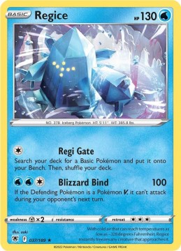 Regice #37 - Pokemon Astral Radiance