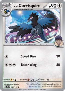 Hop's Corvisquire #134 - Pokemon Journey Together 