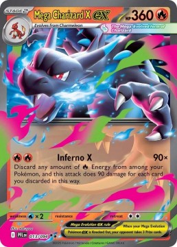 Mega Charizard X EX #13 - Pokemon Phantasmal Flames