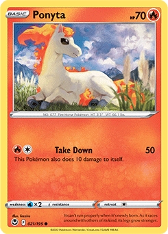 Ponyta #21 - Pokemon Silver Tempest