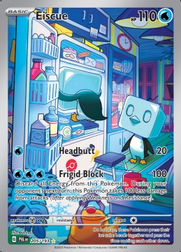 Eiscue #205 - Pokemon Paldea Evolved