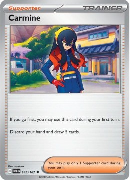 Carmine REVERSE HOLO #145 - Pokemon Twilight Masquerade