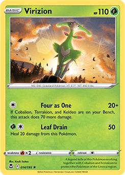 Virizion #14 - Pokemon Silver Tempest