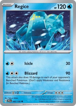 Regice #42 - Pokemon Journey Together