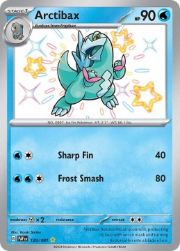 Arctibax (shiny) #129 - Pokemon Paldean Fates