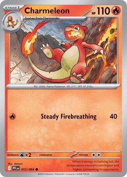 Charmeleon #12 - Pokemon Phantasmal Flames