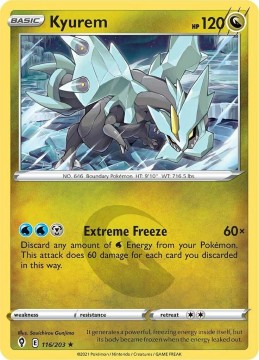 Kyurem HOLO #116 - Pokemon Evolving Skies