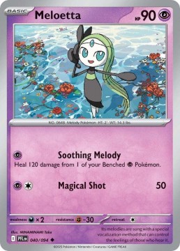 Meloetta #40 - Pokemon Phantasmal Flames