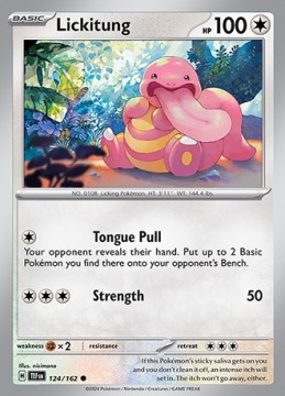 Lickitung #124 - Pokemon Temporal Forces 