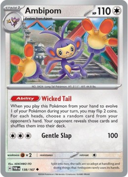 Ambipom #138 - Pokemon Twilight Masquerade