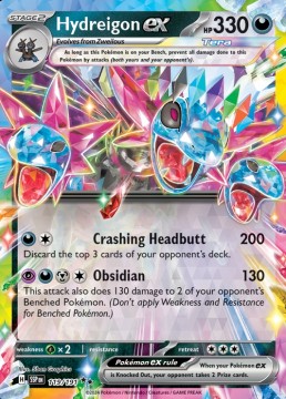 Hydreigon ex #119 - Pokemon Surging Sparks