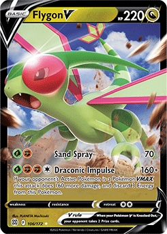 Flygon V #106 - Pokemon Brilliant Stars