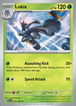 Lokix HOLO #21 - Pokemon Paldea Evolved