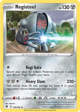 Registeel #108 - Pokemon Astral Radiance 