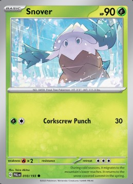 Snover #10 - Pokemon Paldea Evolved