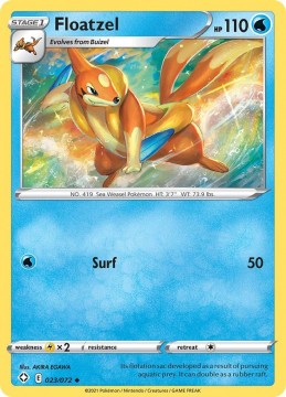 Floatzel #23 - Pokemon Shining Fates