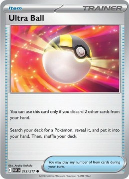 Ultra Ball REVERSE HOLO #213 - Pokemon Ascended Heroes