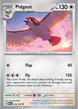 Pidgeot #18 - Pokemon Scarlet & Violet 151