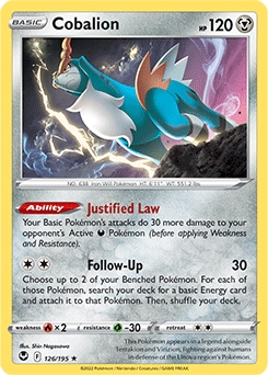 Cobalion #126 - Pokemon Silver Tempest